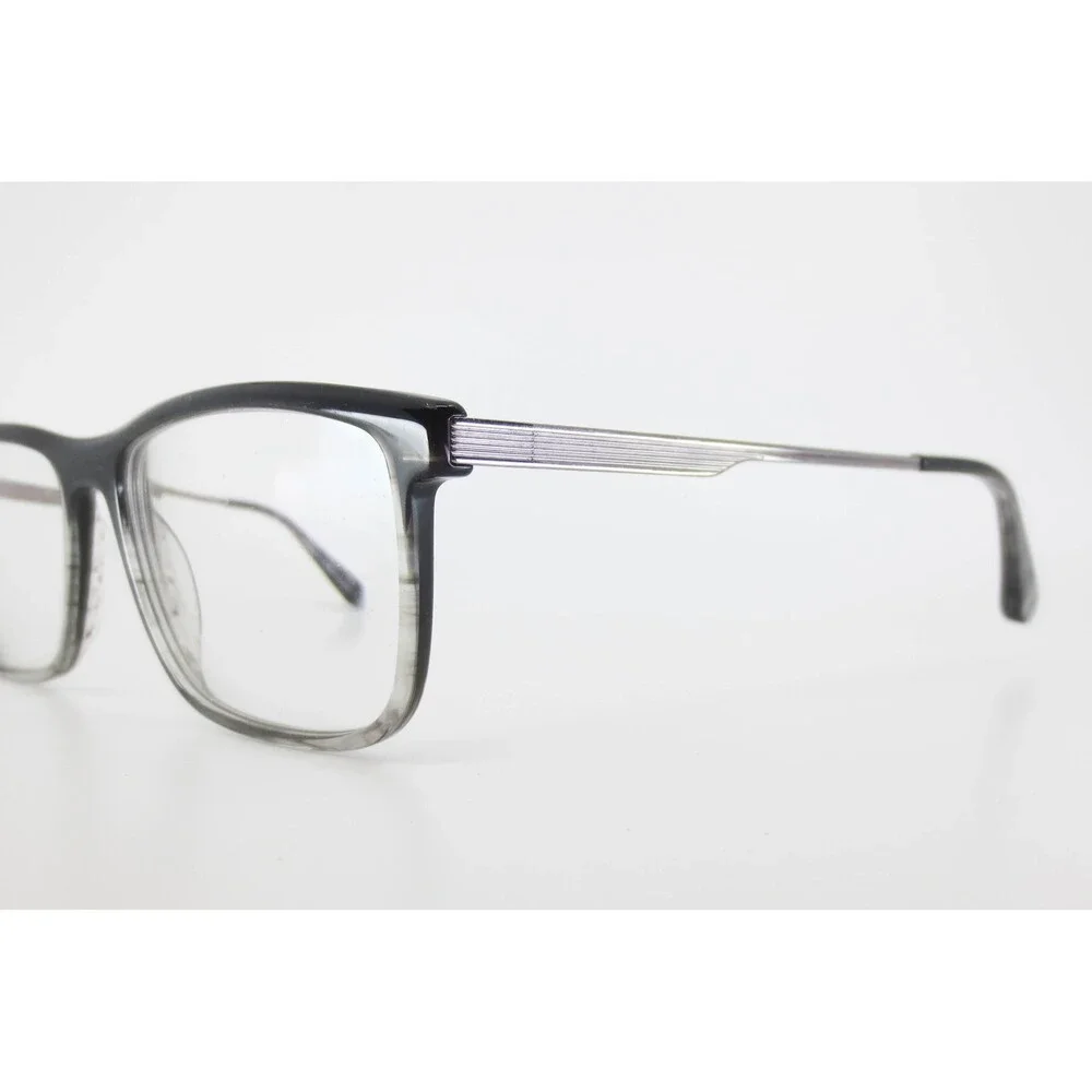 Perry Ellis PE 458-1 Mens Rectangular Eyeglasses Frames Black Grey 58-17-145